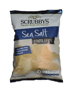 Lentil Chips with Sea Salt 10 X  Pouch 