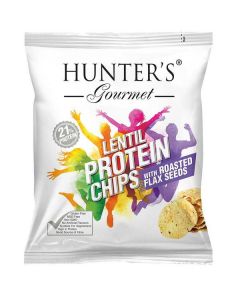 Lentil Protein Chips With Roasted Flax Seeds 24 X  Pouch 