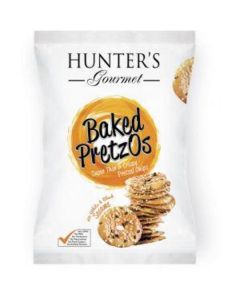 Baked Pretzos White & Black Seed 12 X  Pouch 