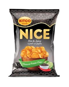 Potato Chips with Hot & Spicy - Nice 80 X  Pouch 