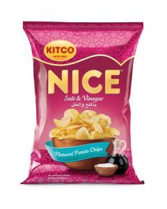 Potato Chips With Salt and Vinegar - Nice 80 X  Pouch 