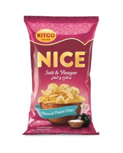 Potato Chips With Salt and Vinegar - Nice 18 X  Pouch 