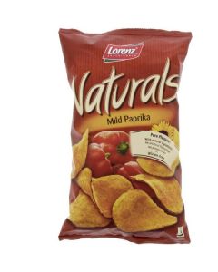 Natural Mild Paprika Potato chips 12 X  Pouch 