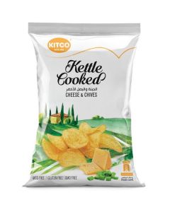 Kettle Cooked Cheese & Chives Potato Chips 24 X  Pouch 