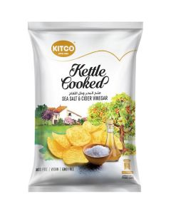 Kettle Cooked Chips Sea Salt Cider Vinegar 24 X  Pouch 