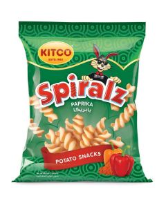 Potato Snacks With Paprika - Spiralz 80 X  Pouch 