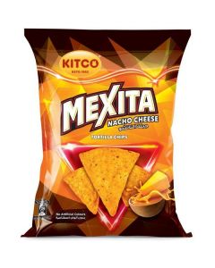 Tortilla Chips with Nacho Cheese - Mexita 34 X  Pouch 