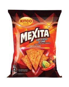 Mexita Tortilla Chips Hot Chilli & Lime 34 X  Pouch 