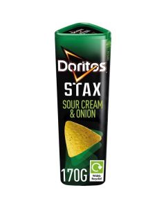 Stax Sour Cream & Onion Tortilla Chips 12 X  Piece 