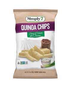 Sour Cream & Onion Quinoa Chips 12 X  Pouch 