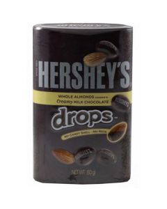 Almonds Drops Covered with Creamy Milk Chocolate 10 X  Plastic Jar 