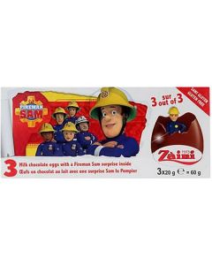 Fireman Sam Milk Chocolate Eggs + Toy 72 X  Piece 