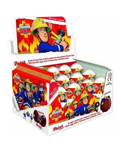 Fireman Sam Milk Chocolate Eggs + Toy 48 X  Piece 