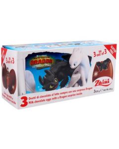 Dragons Milk Chocolate Eggs + Toy 72 X  Piece 