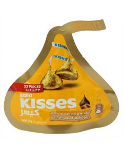 Kisses Milk Chocolate with Almonds 12 X  Pouch 