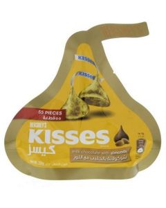 Kisses Milk Chocolate with Almonds 12 X  Pouch 