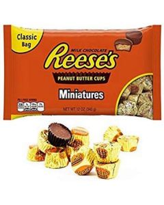 Milk Chocolate Peanut Butter Cups Miniatures 24 X  Pouch 