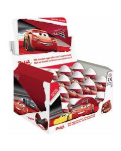 Milk Chocolate Eggs with a Car 3 Surprise Inside 24 X  Piece 