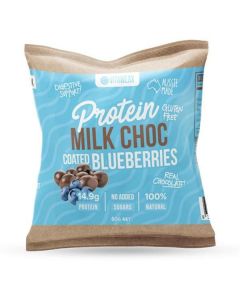 Protein Milk Chocolate Coated Treats - Blueberries 10 X  Pouch 