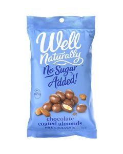 No Sugar Added Milk Chocolate Coated Almonds 6 X  Pouch 