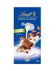 Swiss Classic Milk Chocolate with Almonds 12 X  Piece 