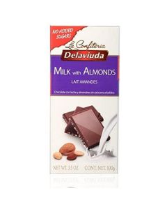 Milk Chocolate With Almond Sugar Free 14 X  Piece 