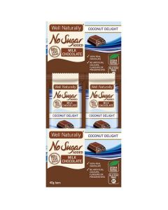 No Sugar Added Coconut Delight Milk Chocolate 16 X  Piece 