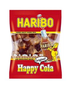 Happy Cola Bottles Gummi Candy 30 X  Pouch 