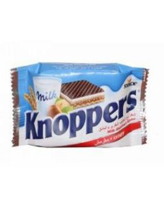 Knoppers Milk Chocolate Wafers with Hazelnuts 24 X  Pouch 