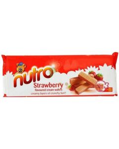 Strawberry Flavored Cream Wafers 24 X  Pouch 