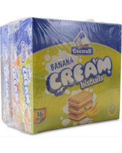 Banana Cream Biscuits 96 X  Pouch 