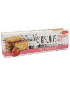 Cream Strawberry Biscuits 8 X  Piece 