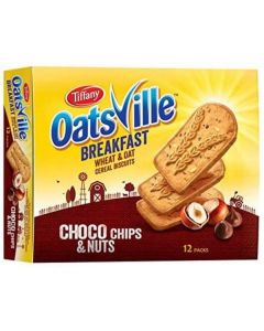 OatsVille Choco Chips & Nuts Breakfast Cereal Biscuits 72 X  Piece 