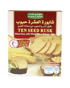 Ten Seed Rusk with Wheat Bran with Wheat & Grain Flour 8 X  Piece 