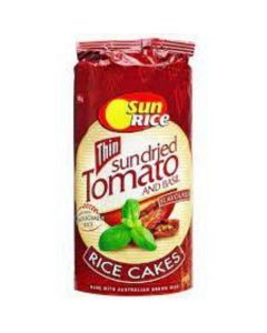 Thin Sundried Tomato and Basil Rice Cakes 6 X  Pouch 