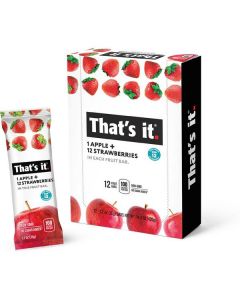 Fruit Bars Apple + Strawberry 12 X  Pouch 