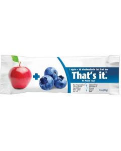 Fruit Bars- Apple + Blueberries 12 X  Pouch 