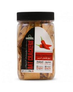 Oat Crackers with Chili Pepper 24 X  Plastic Jar 