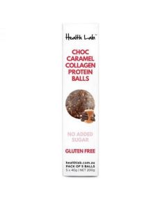 Chocolate Caramel Collagen Protein Balls   