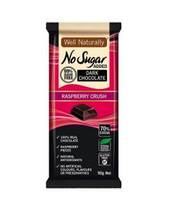 No Sugar Added Raspberry Crush Dark Chocolate 12 X  Piece 