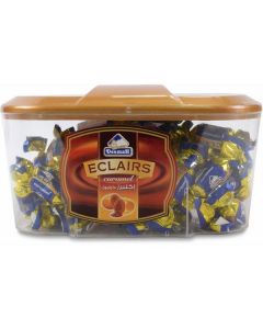 Eclairs Caramel Candies 12 X  Plastic Box 