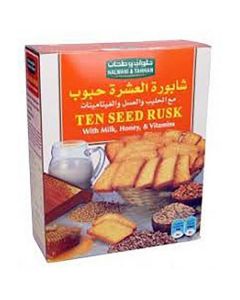 Ten Seed Rusk with Milk, Honey & Vitamins 8 X  Piece 