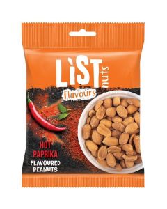 Hot Paprika Flavoured Peanuts 24 X  Pouch 