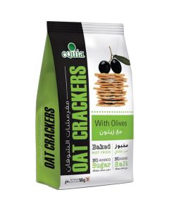 Oat Crackers with Olives 24 X  Pouch 