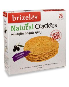 Natural Crackers with Olive Flavor -Gluten Free 20 X  Piece 