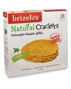 Natural Crackers with Thyme Flavor -Gluten Free 20 X  Piece 