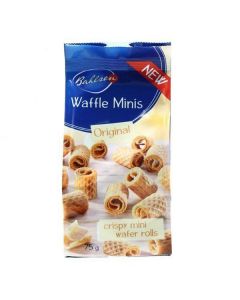 Crispy Mini Wafers Rolls - Waffle Minis 12 X  Pouch 