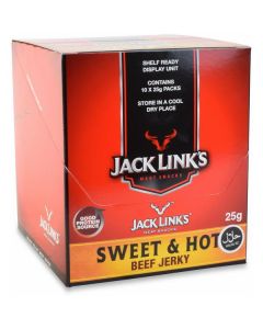 Beef Jerky Sweet & Hot Flavor 12 X  Pouch 