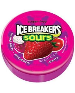 Sours Candy Strawberry & Mixed berry Sugar Free 8 X  Piece 