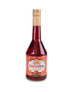 Strawberry Syrup 12 X  Glass Bottle (570 ml)